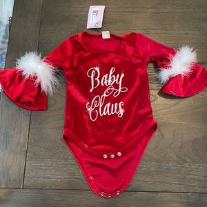 Baby claus onesie
